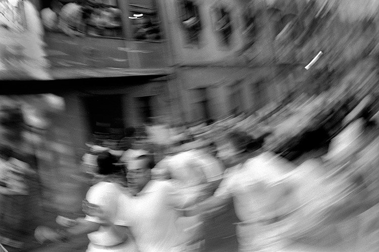The Running of the Bulls in Pamplona